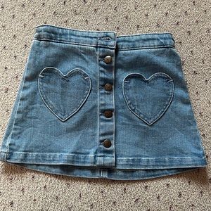 Girls BonTon Denim Skirt